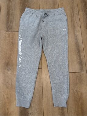 LRG Gray Logo Jogger Sweatpants